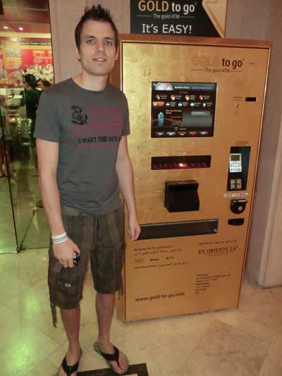 Goldbarren Automat